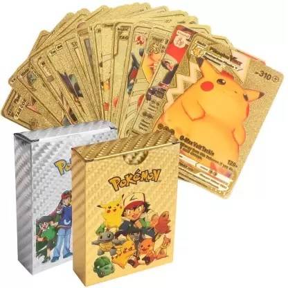 CrazyBuy Pokemon Gold & Silver Cards 110 (Vmax, V, GX, EX & Basic cards)