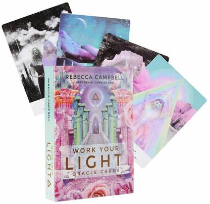 Honch Tarot Cards 44 Pieces Work Your Light Oracle Tarot Cards Decks for Beginners