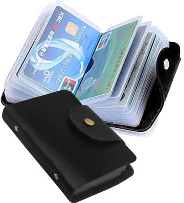 GREEN DRAGONFLY Card Holders Men 16 Card Holder 16 Card Slot Debit/Credit/ID/Visiting 15 Card Holder