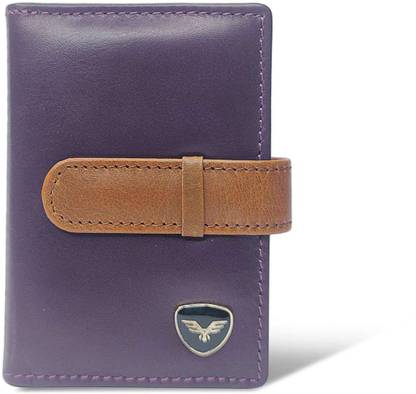 HAWKWOOD Vagan leather card holder with plastic ATM/CREDIT CARD holder RFID protected 20 Card Holder