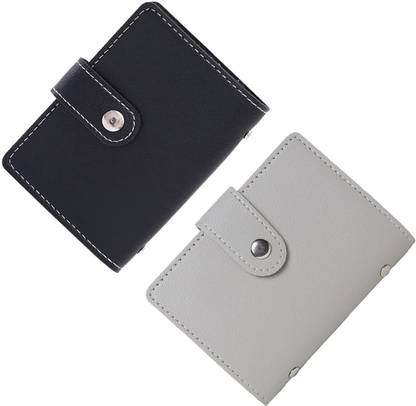 StealODeal High Quality Pu Leather Men Women Credit/Debit 24 Card Holder