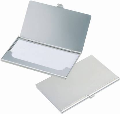 OHZEN Steel ATM/Visiting/credit Card Holder, Business Card Case Holder 6 Card Holder