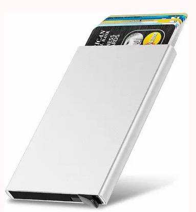 StealODeal Credit Card Holder Pop Up RFID Blocking Security Slim Case for Men & Women 7 Card Holder