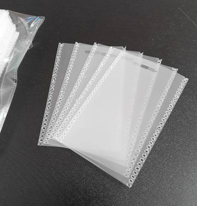IVYPRINTS Vertical Plastic ID Card Pouch 1 Card Holder