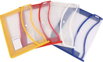 Securex Plastic Button Folder