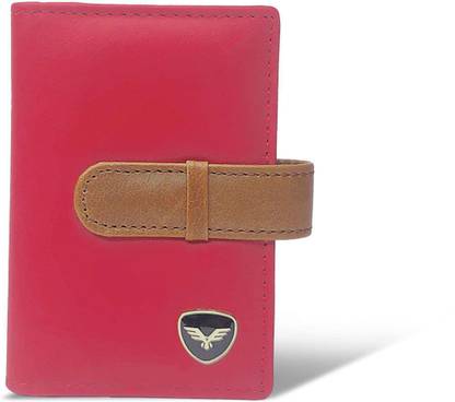 HAWKWOOD Vagan leather card holder with plastic ATM/CREDIT CARD holder RFID protected 20 Card Holder
