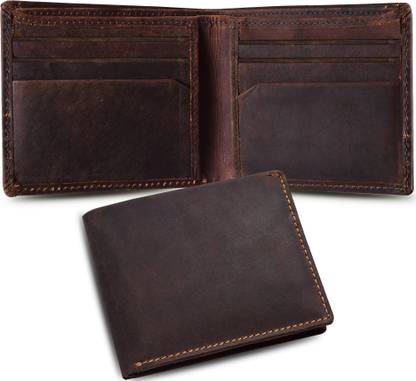 ABYS Luxurious And Premium Quality Leather Multi-Slots Card Holder Wallet For Men 6 Card Holder