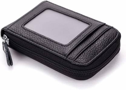 Encelade Black RFID Blocking ATM/Credit/Debit Man & Woman Slots 10 Card Holder