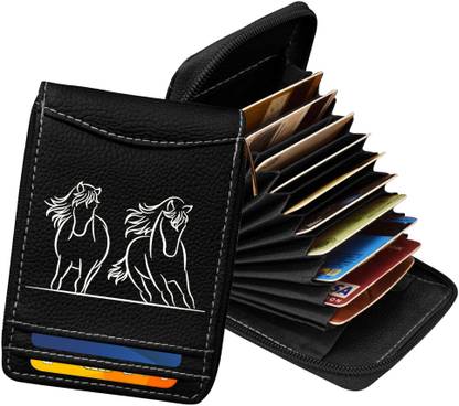 MATSS PU Leather Printed Credit Card||ATM, Debit Card holder For Men And Women 12 Card Holder