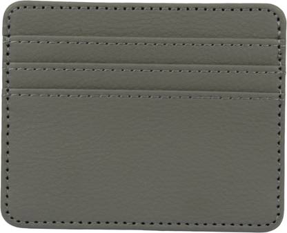 Flipkart SmartBuy Grey Permium Quality Leather 4 Card Holder