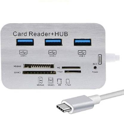 MESHIV 7 in 1 USB 3.0 3.1 | 3 Ports USB Hub Combo Card Reader
