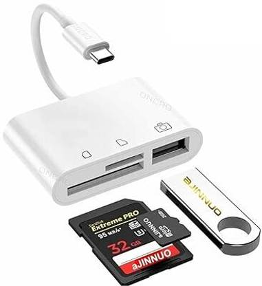 ONCRO 3 in 1 Type C to USB Card Reader SD Micro TF 3.0 Adaptor Android camera laptop Card Reader