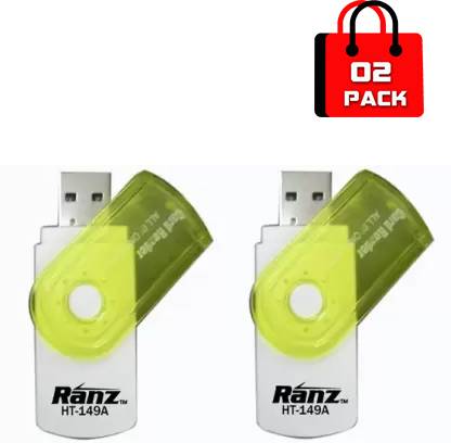 Ranz Multi Card Reader Micro SD to USB Multi-Card Memory Card Adapter Reader Support Card Reader