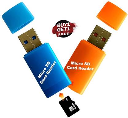 PARANDIV Branded Original Quality Micro SD Card Reader, Memory Card Reader (Pack Of 2) Card Reader