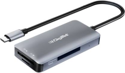 DIGITEK DCR-103 CFA 2-in-2 CF Express Type A & SDXC, USB 3.2 Card Reader