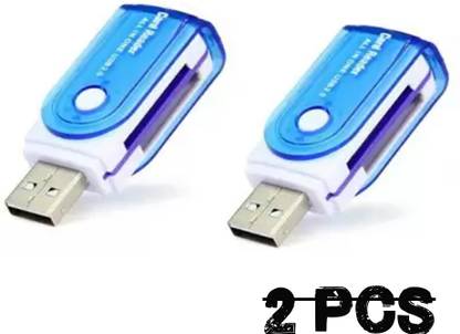 Red Champion USB 2.0 All in One Memory Card Reader,Support SD MMC RS-MMC Mini SD TF SDHC MMC Card Reader