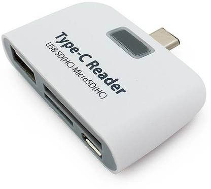 Good One USB 3.1 External 4-in-1 Type-C Mobile Phone USB2.0 Card Reader USB & CF Card Reader