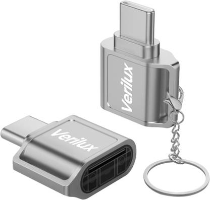 Zeitel TF Card Reader Type C Micro SD Card Reader Travel TF Card Reader with Keychain Card Reader