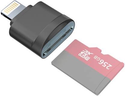 Zeitel Micro SD Card Reader for iPhone iPad, Micro SD/TF Card Reader Memory Card Card Reader