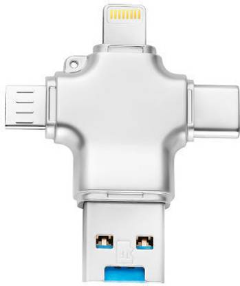 LN KART 4 in 1 OTG TF Card Reader Adapter for iPhone iPad,Compatible with iPhone /USB Card Reader