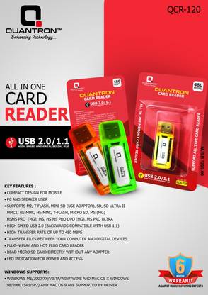 Quantron QCR -110 ALL IN ONE CARD READER Card Reader