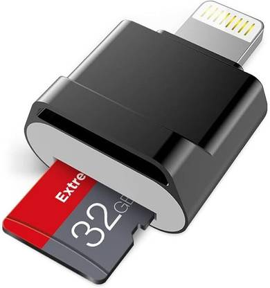 Verilux Micro SD Card Reader for iPhone iPad, Micro SD/TF Card Reader Memory Card Card Reader