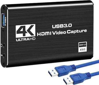 cabonix 4K USB 3.0 HDMI Video Capture Card Card Reader
