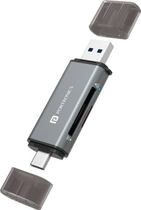 Portronics Mport 30 USB 3.0 & Type-C 2-in-1 SD Card Reader