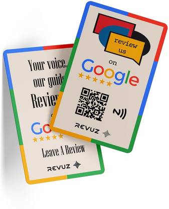 linqs REVUZ | QR & NFC | Tap/Scan | Google Review Business Card