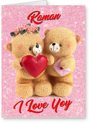 Midas Craft I Love You Raman Greeting Card