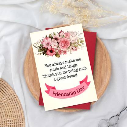 PICKKART Happy Friendship Day Greeting Cards, Funny, Best Greeting Card