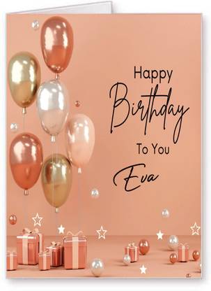 Midas Craft Eva Happy Birthday Greetings Card 36. Greeting Card