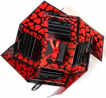 ASSURED explosion box for valentine's day birthday or anniversary gift box Greeting Card