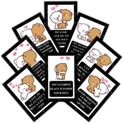 theprinthub Romantic Love Cards for Your Partner Gift to Boyfriend & Girlfriend Greeting Card