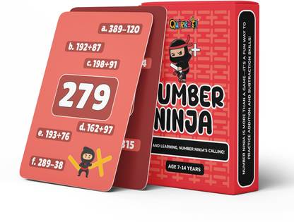 Quirky Hai Number Ninja Game- Fun Math-Based Game for Kids & Teens - Educational & Engaging