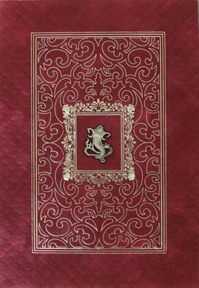 mbcstore Mbcstore Ganesha Theme Wedding card for Marriage Invitation card Invitation Card
