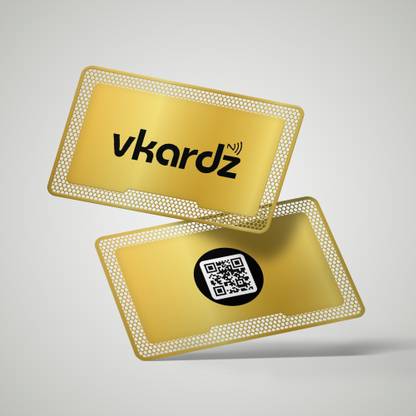 vkardz vkardz Smart Pro Metal NFC Card - Compatible with Android and IOS - Digital Business Card
