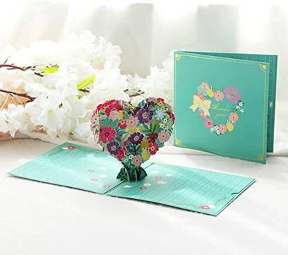 Lovcraft | Romantic Greeting Cards | Colorful Heart 3D Pop Up Cards | Greeting Card