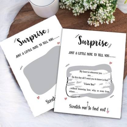 Vibrance Love Proposal Scratch Card – Available in both Bollywood & Classic Variants Greeting Card