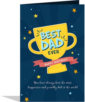 GIFT MY PASSION Best dad ever happy birthday Greeting Card Greeting Card