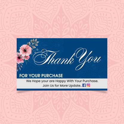B2B THANKYOU CARD- 500 Business Card
