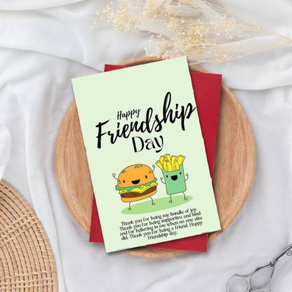 PICKKART Happy Friendship Day Greeting Cards, Funny, Best Greeting Card