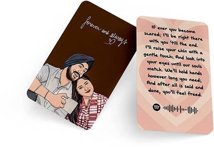 fairus Customised Wallet Card with YOUR Photo and Special Message, For Your Loved Ones Greeting Card
