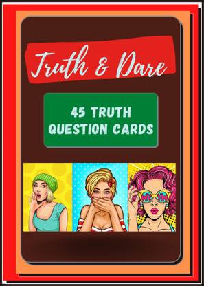 Productlance Truth Or Dare: 45 Questions Cards for Fun Party Game for Adults or Naughty Game Cards for Couples (Multicolor) Greeting Card