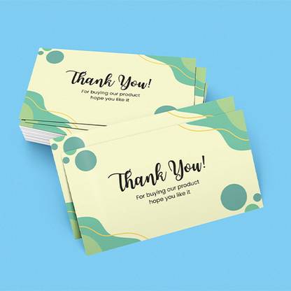 MARPAXS Thankyou Card Pack Of 100 For Small Business Return Gifts Greeting Cards Business Card