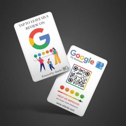 vkardz Google review PVC Digital NFC Business Card