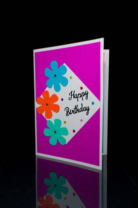 AanyaCentric Husband Birthday Handmade Greeting Card