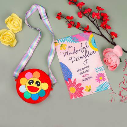 ARCHIES Special Daughters Day Greeting Card with Bag Greeting Card
