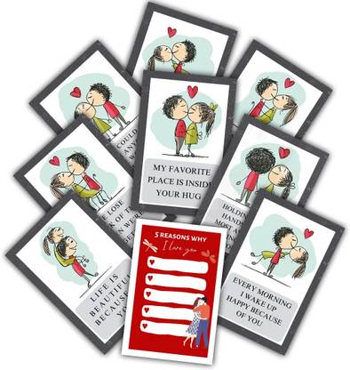 theprinthub Perfect Gift Love Story Romantic Love Cute Greeting Card