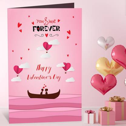 teddy gifts You And Me Forever Happy Valentine'S Day Surprise Valentines Greeting Card Greeting Card